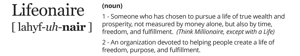 lifeonaire-definition-m