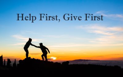 In 2018—Help First, Give First