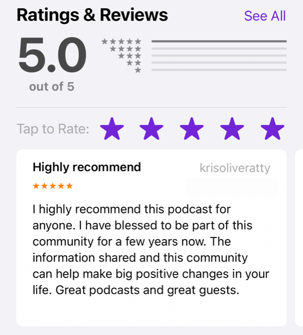 podcastreview2 Highly Recommend!
