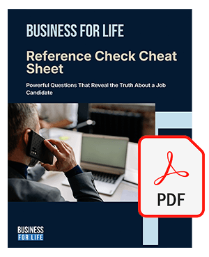 Reference Check Cheat Sheet